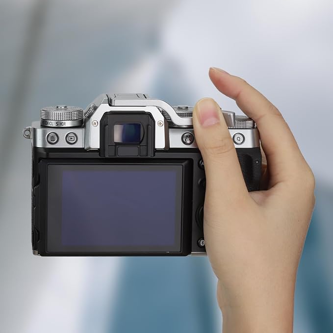 Haoge THB-XT5S Hand Grip Metal Hot Shoe Thumb Up Rest for Fujifilm Fuji X-T5 Camera Foregrip Silver - Image 3