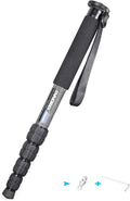 Carbon Fiber Camera Monopod INNOREL RM285C Professional Portable Compact Lightweight Travel 5-Section Monopod for Canon Nikon Sony DSLR Camera Video Camcorder DV Photography Bracket Load 22lbs/10kg by INNOREL
