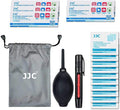 4 in-1 Camera Lens Cleaning Kit with Lens Blower Lens Pen Wipes | Camera Sensor Cleaning Kit with Lens Blower, Microfiber Cleaning Cloth , Lens Cleaning Pen, Wipes for Canon, Sony, Nikon by JJC