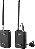 Saramonic Wireless Lavalier Microphone, SR-WM4C 4-Channels VHF Lapel Mic System (200' Range) Compatible with DSLR Camera Canon Nikon Sony Panasonic DV Camcorders Audio Recorder by Saramonic