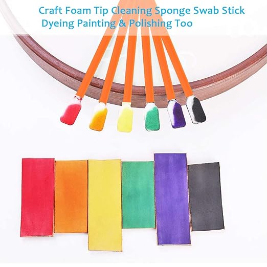 Wellgler's Foam Cleaning Swabs, Multi-Purpose Cleanroom Foam Tip Cleaning Swab Kitip Cleaning Swab Kit (orange100) - Image 9