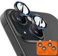 TOCOL Camera Lens Protector for iPhone 15 / iPhone 15 Plus Tempered Glass HD Individual Scratch Resistant Camera Cover Accessories Case Friendly 2 Pack（Black） by TOCOL