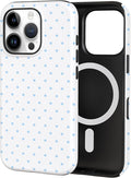 TPU Phone Case for iPhone 16 Pro Max, MagSafe Wireless Charging Compatible, Shockproof Slim Fit Protective Cover with Anti-Yellowing & Raised Camera Protection (Polka dot 3, iPhone 16 Pro Max) by Unknown