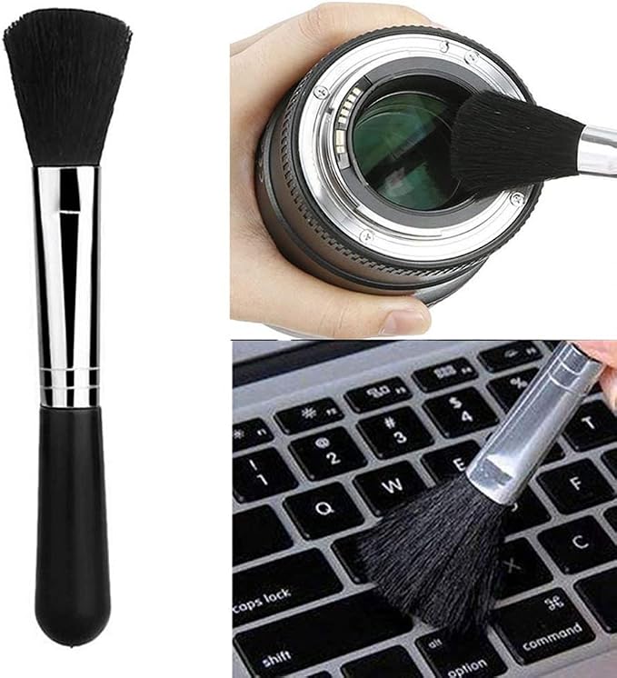 Camera Lens Cleaning Kit, Professional DSLR Lens Cleaning Tool with Waterproof Storage Bag, Air Dust Blower, Lens Cleaning Pen Brush, Cleaning Cloth, Empty Bottle, for DSLR Camera Cleaning Tool - Image 5