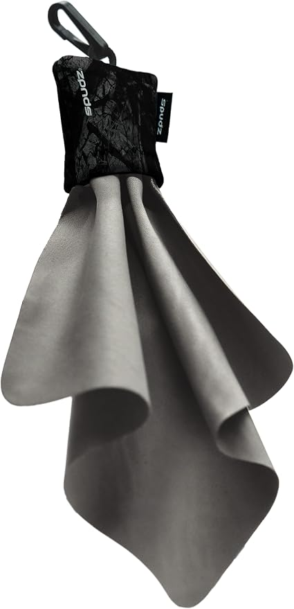Classic Microfiber Lens Cleaner – Clip-On Pouch, Washable – for Binoculars, Scopes, Glasses, Screens | Classic | Stealth Shadow, 10 x 10 Inch - Image 6