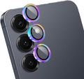 Camera Lens Protector for Samsung Galaxy S25,1 Pack | Tempered Metal Glass Camera Cover, HD Clear Anti-Scratch Lens Screen Protector Film,Case Friendly,Colorful Titanium by Unknown