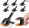 EMART 6 Pack Heavy Duty Spring Clamps 6 inch Plastic Backdrop Clips, Studio | Photo Booth Backdrop Clamps for Backdrop Stand, Balloon Arch, Photography Studio, Woodworking, Crafts, Drawing, Garden, Trap by EMART