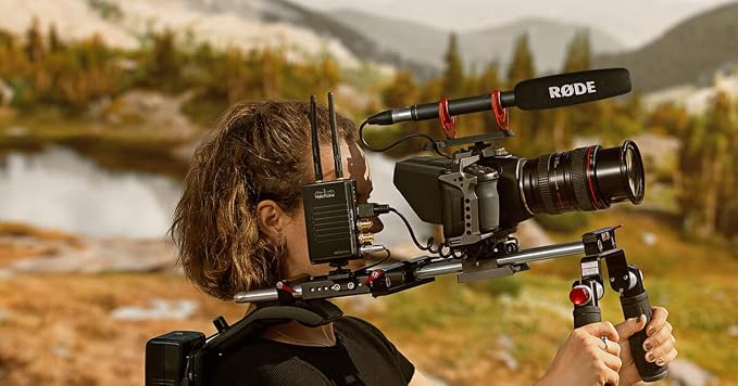 Rode NTG2 Dual-Powered Condenser Shotgun Microphone Bundle with SM3-R Camera Shoe Shockmount — 48V Phantom or AA Battery, Switchable 80 Hz Filter, Supercardioid Shotgun for DSLR and Documentary - Image 2