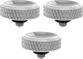 PATIKIL Camera Shutter Button, 3 Pack Soft Shutter Release Button Pure Copper Camera Button Carved Suitable for Nikon for Fujifilm for Leica DSLR/SLR Camera, Silver by PATIKIL