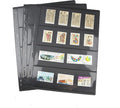 MUDOR Stamp Pages for Stamp Collection Album Binder Book, 10 Sheet 4 Rows | Stamp Sleeves 4 Pocket for Collectors ,Stamp Collecting Sheets Supplies,Professional Pack by MUDOR