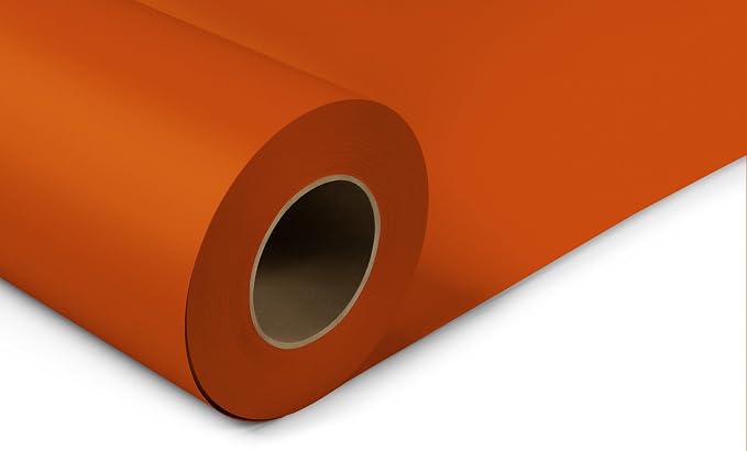 Denny Mfg Seamless Paper Backdrop for Photoshoot, Orange, 107 in x 36 ft | Backdrop Roll, Matte Finish for Portraits, Product Photos and Video Shoots, Includes Free Roll Gaffer Tape (2 in x 13 ft) - Image 3