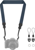 FIEIL Neck Strap Silicone Camera Straps - Padded Camera Strap, 1.5" Wide Adjustable Nylon Shoulder Strap - Compatible with Canon, Nikon, Sony, and More DSLR and Mirrorless Cameras (Royal Bule) by FIEIL