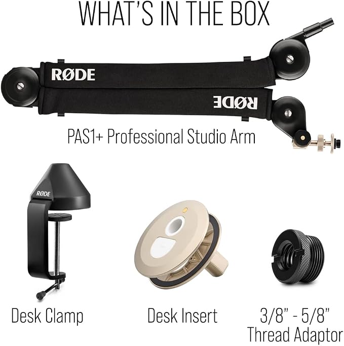 RØDE PSA1+ Professional Studio Arm with Spring Damping and Cable Management, Black - Image 11