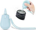 JJC Pocket-Sized Silicone Camera Dust Blower Small Lens Air Blower - Blue | Lens Cleaner Air Blower for Sensor LCD Keyboards Filters Printing, Compact Portable Dust Blower for Outdoor Travel Cleaning by JJC