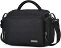 CADeN Camera Shoulder Crossbody Bag Case Compatible for Nikon, Canon, Sony SLR/DSLR Mirrorless Cameras and Lenses Waterproof(1.0 M, Black) by CADeN