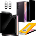 Ferilinso Inside Privacy Screen Protector for Samsung Galaxy Z Fold 8 Ultra | 2 Pack, 9H+ Tempered Glass Back&Camera Lens Protectors, Military-Grade Shatterproof, Case Friendly, Easy Installation by Ferilinso