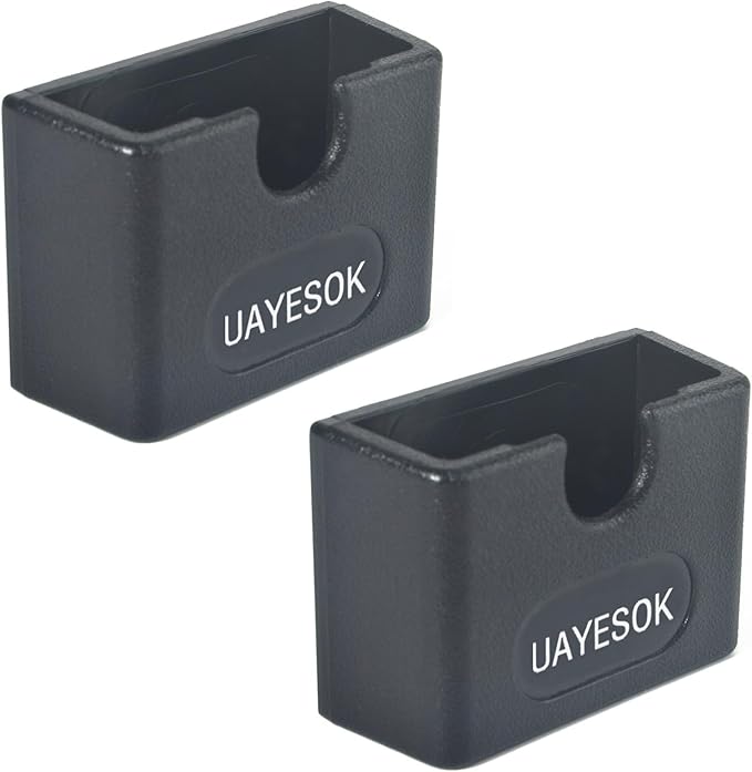 UAYESOK Universal Adhesive CB Mic Mount, Radio Speaker Microphone Holder | Handheld Radio Dashboard Clip, Holding Bracket, For Car Vehicle Trucks by UAYESOK-HF