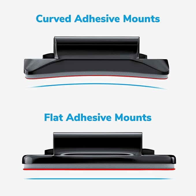 Helmet Sticky Mounts Adhesive Buckle Mount Accessories for GoPro | Screw Kit, for Go Pro Hero 13 12 11 10 Max 9 8 7 6 5 Session Mission DJI Osmo Insta360 AKASO Action Cameras, 12 in 1 - Image 2