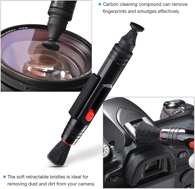 VSGO DKL-20 Sensor Cleaning Kit for APS-C Sensor Cameras (16mm) | Compatible with Canon, Nikon, Sony, Pentax & DSLR, All-in-One Camera Cleaning Kit Including Swabs, Lens Pen, Air Blower, Etc. - Image 5