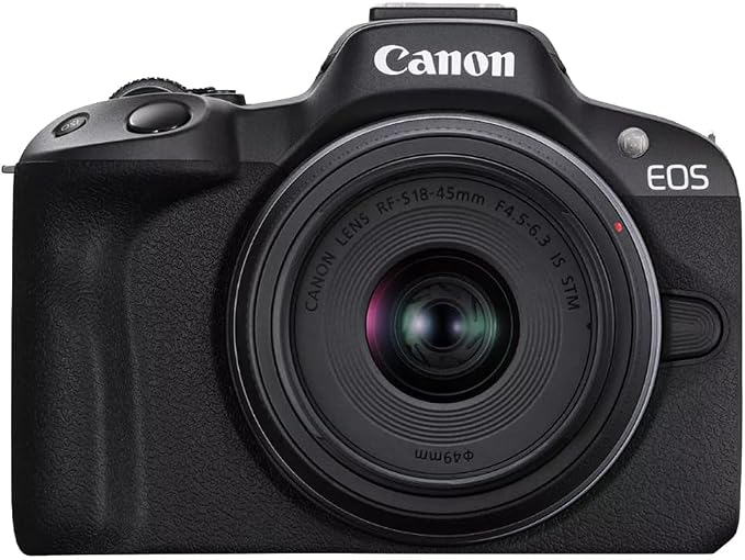 Canon EOS R50 Mirrorless Camera Body w/ 2 Lens Kit RF-S 18-45mm is STM and RF-S 55-210mm is STM 5811C022 Bundle w/Deco Gear Camera Bag + 2X Battery + 128GB Memory Card + Photography Ebook & More - Image 2