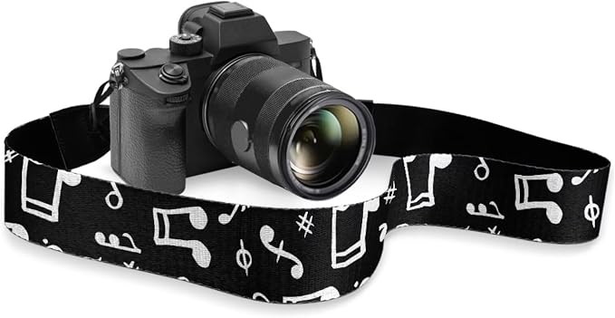 Coldinair Black Adjustable Camera Strap Universal Neck & Shoulder Soft Padded Strap for All DSLR Cameras,Binoculars by Coldinair