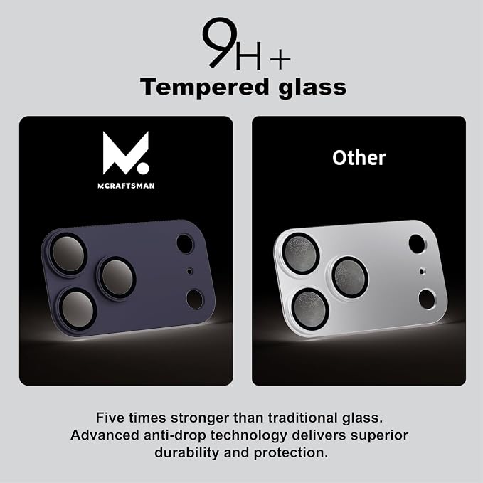 for iPhone 17 Pro Max Camera Lens Protector, 2 Pack |Aerospace-Grade Aluminium with [ Automotive-Grade Spray Paint Craft ] | Anti-Glare Sapphire Glass | Colour-Matched Finish Pacific Blue - Image 4