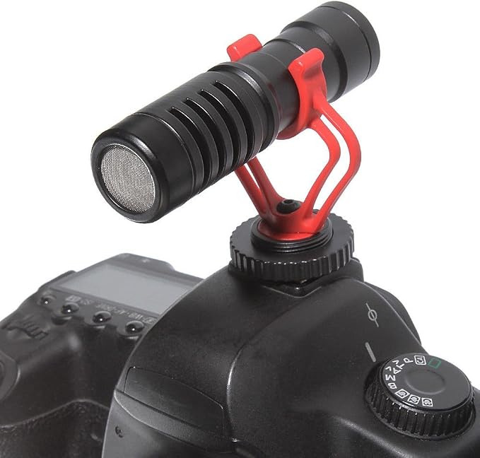FocusFoto Smartphone Video Rig Camera Cage Mount Holder Stabilizer Handle Grip with BOYA by-MM1 Shotgun Microphone Mic + 49 LED Light Kit for Mobile Phone iPhone Filmmaking Professional Videomaker - Image 5
