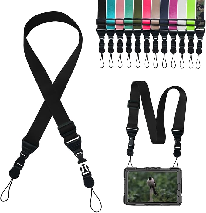Adjustable Shoulder Strap, iPad Strap Nylon Neck Lanyard | for iPad/Samsung Tablet Case,Camera Binocular Crossbody Laptop Luggage Bag by Gowjaw