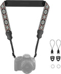 FIEIL Neck Strap Silicone Camera Straps - Padded Camera Strap, 1.5" Wide Adjustable Nylon Shoulder Strap - Compatible with Canon, Nikon, Sony, and More DSLR and Mirrorless Cameras (Green) by FIEIL
