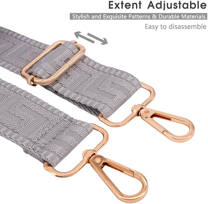 Replacement Purse Strap Shoulder Strap Adjustable Crossbody Strap for Women Crossbody Wide Shoulder Bag - Image 3