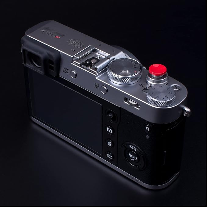VKO Metal Soft Shutter Release Button | Delicate Camera Shutter Button Black Red Silver Orange(11mm Concave Surface)(4 Pack) - Image 4