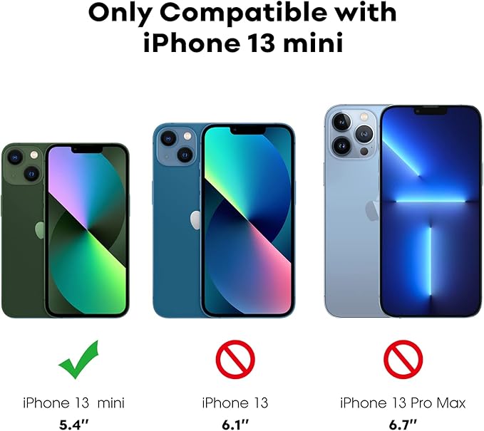 JETech Privacy Screen Protector for iPhone 13 mini, 2+2 Pack | Anti-Spy Tempered Glass, with Camera Lens Protector, Easy Installation Tool - Image 2