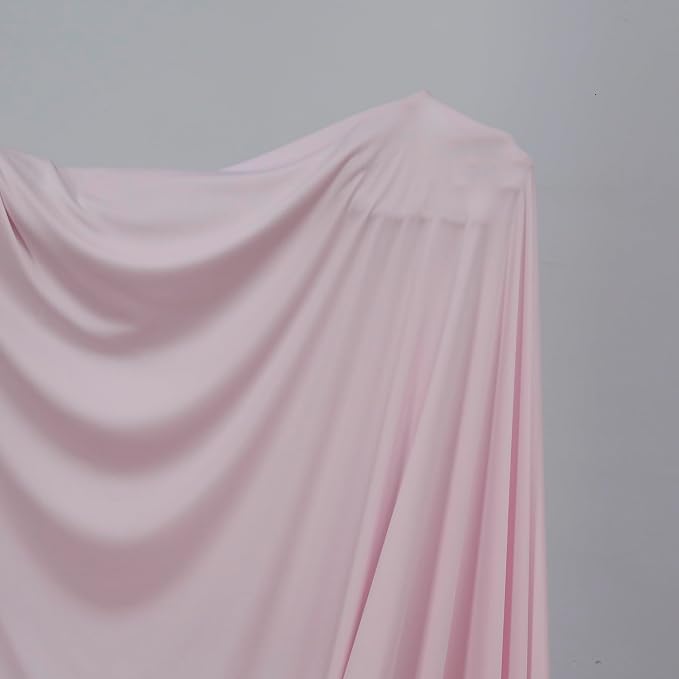 10 ft x 20 ft Baby Pink Backdrop Curtains for Parties, Wrinkle Free Light Pink Photography Backdrop Drapes for Wedding Grils Birthday Baby Shower Bridal Shower Party - Image 3