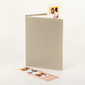 Photo Booth Photo Album - For Wedding or Party- Holds 120 Photobooth 2x6 Photo Strips - Slide In (GREIGE) by SMILEWAVE