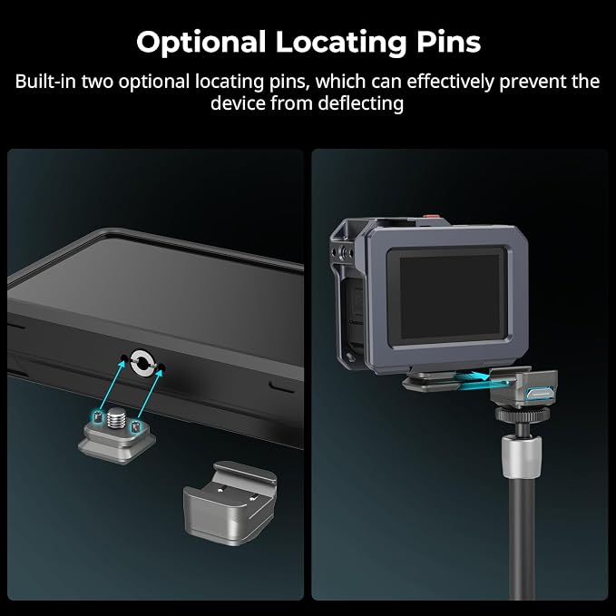 SmallRig HawkLock H21 QR Mount Plate Dual-Directio NATO Rail | Anti-Deflection 1/4"-20 Screw, holds up to 11lb for cameras, monitors, action cameras - Image 7