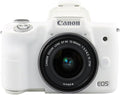Easy Hood Camera Case for Canon EOS M50/M50 Mark II Digital Camera White | Soft Silicone Case Cover, Anti-Scratch, Dustproof, Shockproof, Slim Fit, Lightweight, Easy to Install, Easy to Clean by EasyHood
