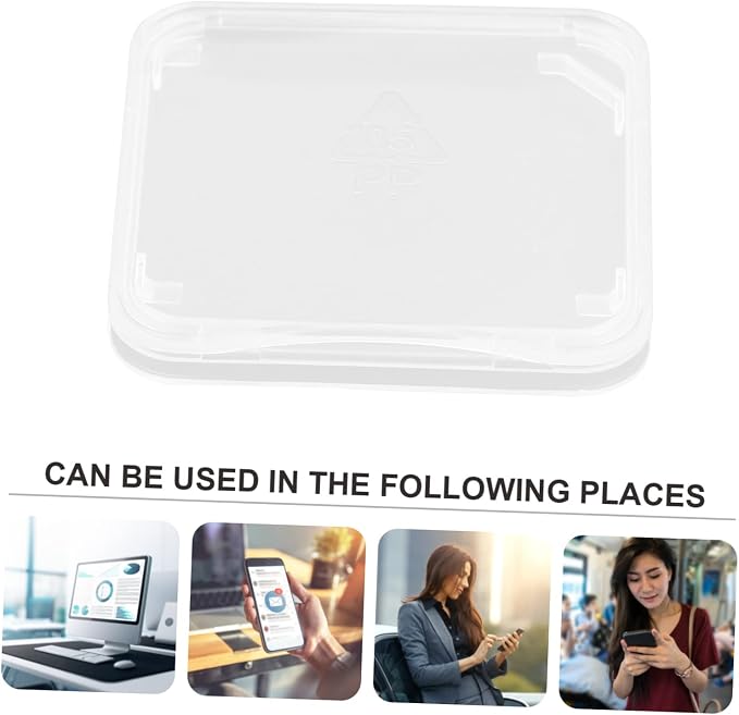 OSALADI 100pcs Card Storage Cases Plastic Memory Card Holders Photo Storage Box for Memory - Image 8