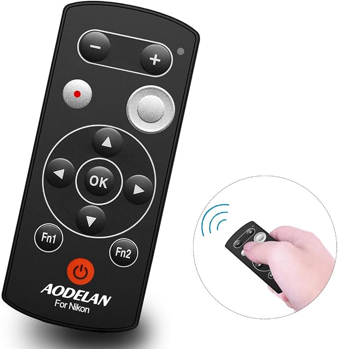 AODELAN Camera Wireless Shutter Release Remote Control for Nikon | Compatible with Nikon COOLPIX P1000 P950 B600 A1000 Z50 Z30 Z fc, Replaces for Nikon ML-L7 - Image 9