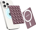 amBand Magnetic Suction Phone Mount for MagSafe Case, Silicone Cup Sticky Grip Holder for iPhone, Removable Hands-Free Selfie/Video for TikTok Influencers, Women Gift, Smoke Violet by amBand
