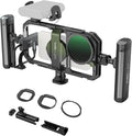 SmallRig x Brandon Li All-in-One Mobile Video Kit, Quick Release Universal Phone Video Rig Kit for iPhone for Samsung for Pixel, with Wireless Rotatable Handles for M.2 SSD w 67mm VND Filter - 4596 by SmallRig
