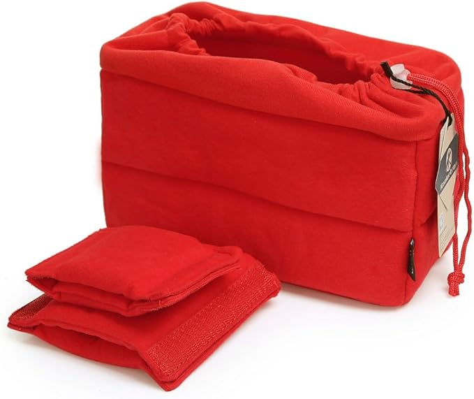 Koolertron Shockproof Camera Photo Bag for SLR TLR Camera Insert Partition Padded Case,Can be Put Directly Into the SLR Camera Bag With Freely Adjustable Compartment by Koolertron