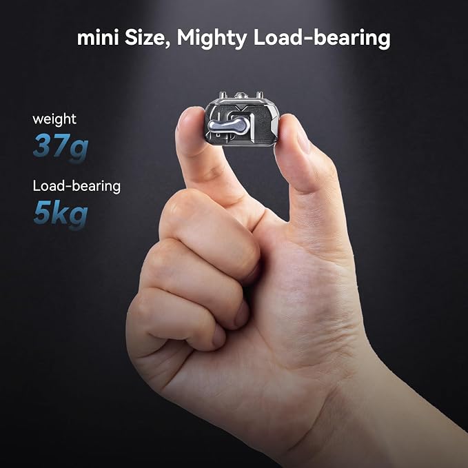 SMALLRIG Quick Release Plate Drop-in Quick Release Camera Mount Adapter | Mini Plate with 1/4" Screw, for Camera Clamp, Super Clamp, Ball Head, Tripod, Magic Arm, Stabilizer, Field Monitor - 3513C - Image 3