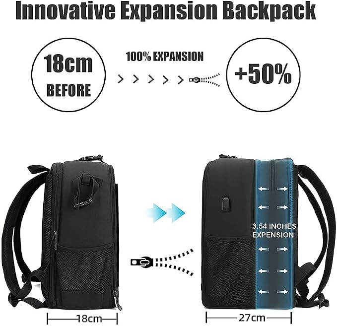 Cwatcun Camera Trolley Bag, Rolling DSLR Case with Removable Cart | Fits 2 DSLRbodies+3-5lenses+flash+15.6"laptop+tripod. 900D nylon, padded dividers, carry-on friendly, for city adventures. - Image 4