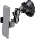 NEEWER Phone Holder for Your Car, 360° Rotating Vacuum Suction Cup Metal Cell Phone Mount Magic Arm Compatible with iPhone Samsung for UTV Windshield Skylight Glass Navigation Video Recording, PA136 by Neewer