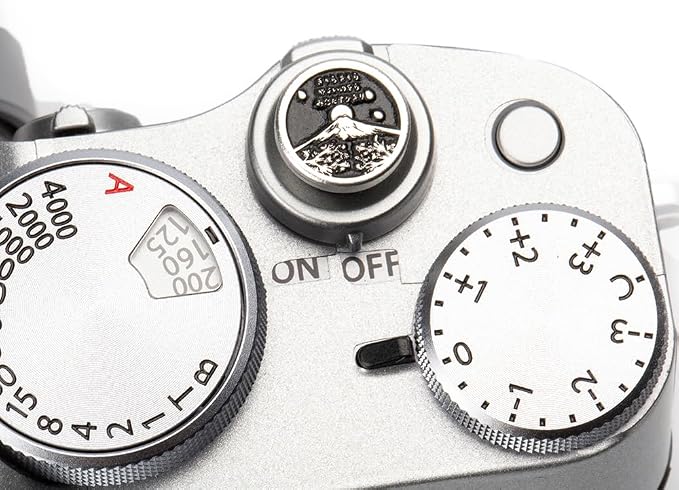 Falling Cherry Blossoms Camera Metal Shutter Decorative Button for Fujifilm X100VI X-M5 X-E5 X-Half X-T4 X-T3 for Nikon zf zfc (Aluminum Alloy-Shutter Decorative Button) - Image 4