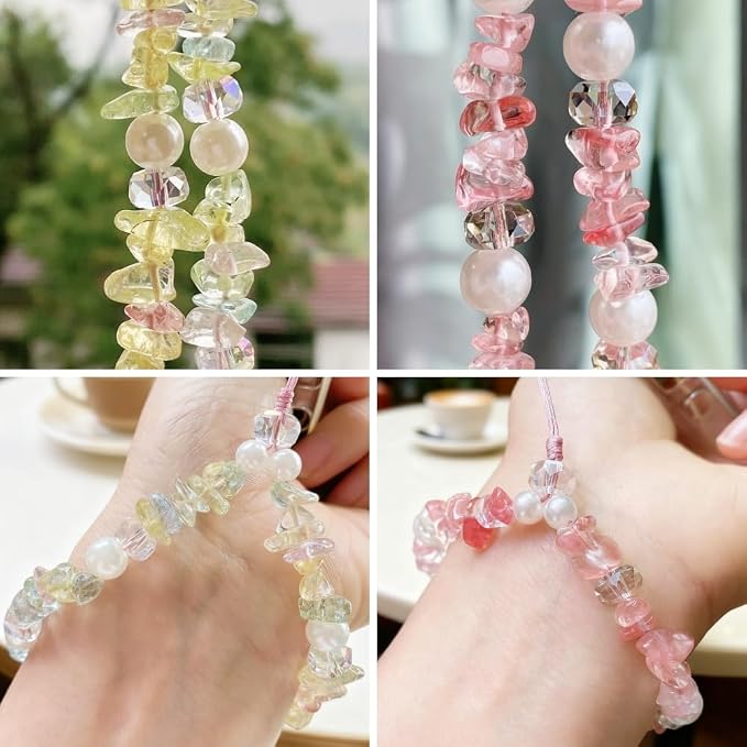 Phone Charm Beaded Camera Wrist Strap Cute Chain Lanyard Wristlet | Camera Wristlet Crystal Pearl Camera Charm Strap Girly Phone Charms Strap Bag Purse Charms for Women - Image 7