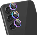 Camera Lens Protector for Samsung Galaxy S23 FE,1 Pack | Tempered Metal Glass Camera Cover, HD Clear Anti-Scratch Lens Screen Protector Film,Case Friendly,Colorful Titanium by Unknown