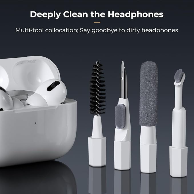 K&F CONCEPT 20-in-1 Keyboard Cleaning Kit for Phone, Camera, PC, Earphone | Suitable For Multiple Devices,Lens Pen And Blower Remove Dirt, Screen Cleaner and Pin, Disinfect, Anti-Static, Degrease,MM03 - Image 3