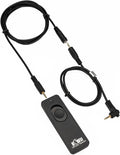 Kiwifotos RS-60E3 Remote Switch Shutter Release for Canon T7 T6 R6 R8 R100 | for Canon Rebel T5 T8i T7i T6s T6i T5i T4i T3i SL3 SL2 EOS R50V R6 Mark III II R6V R7 R10 RP 90D 80D 70D 77D M5 M6 II & More by KIWIFOTOS