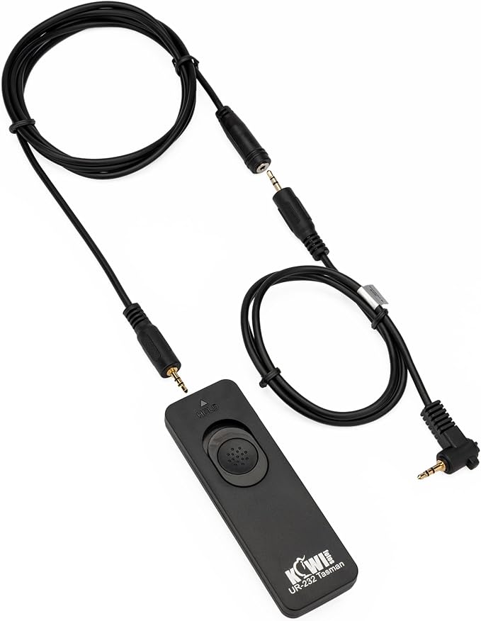 Kiwifotos RS-60E3 Remote Switch Shutter Release for Canon T7 T6 R6 R8 R100 | for Canon Rebel T5 T8i T7i T6s T6i T5i T4i T3i SL3 SL2 EOS R50V R6 Mark III II R6V R7 R10 RP 90D 80D 70D 77D M5 M6 II & More by KIWIFOTOS